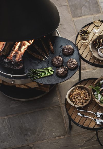 Grillkamin terassenkamin girse edelstahl grill